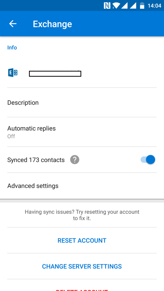 delete outlook contacts